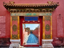 Architecture du palais impériale de la cité interdite, Pékin, Chine