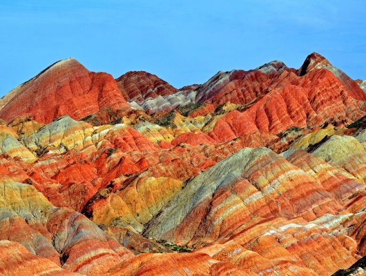 Le parc géologique national de Zhangye Danxia en Chine