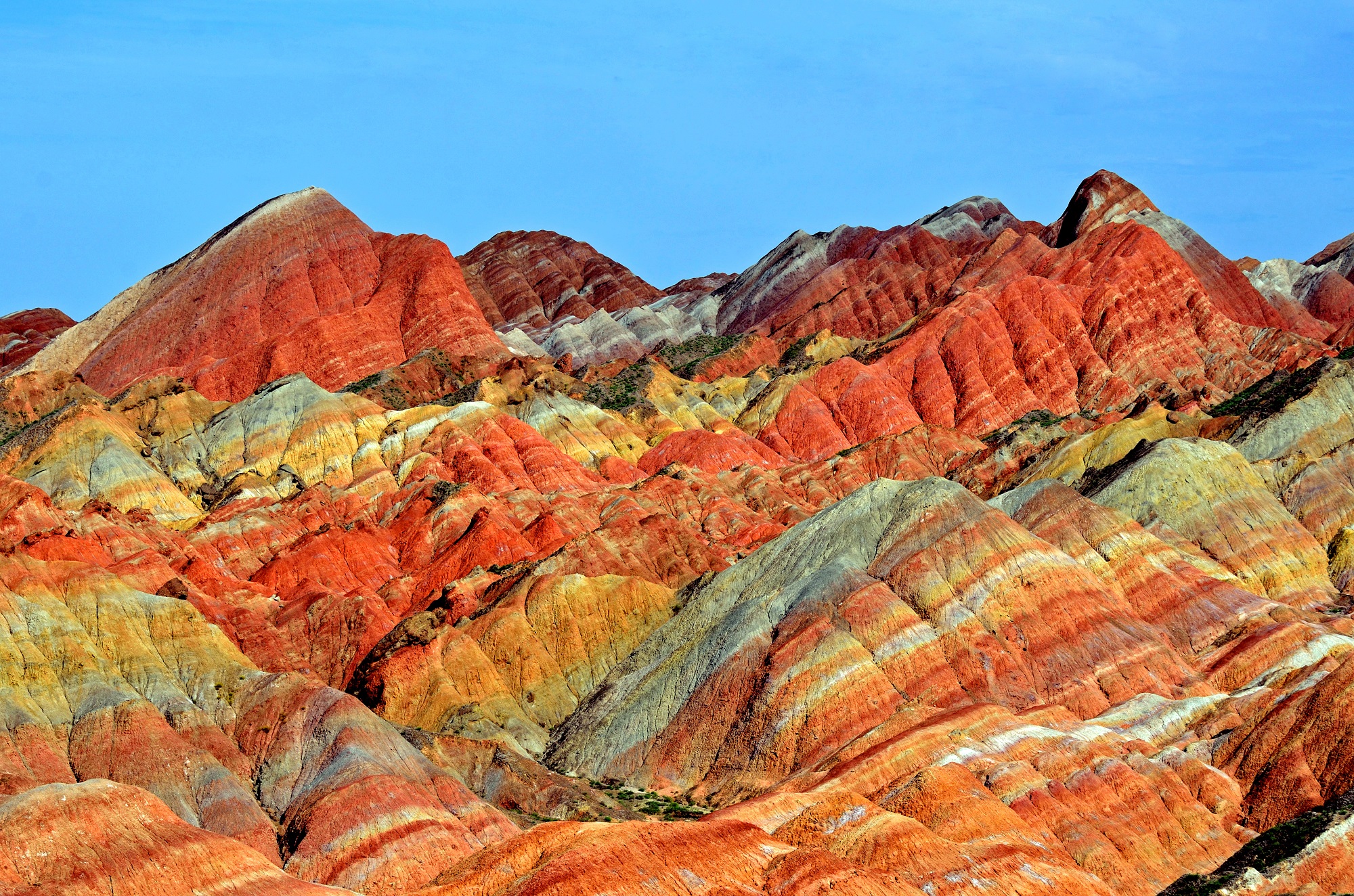 Le parc géologique national de Zhangye Danxia en Chine