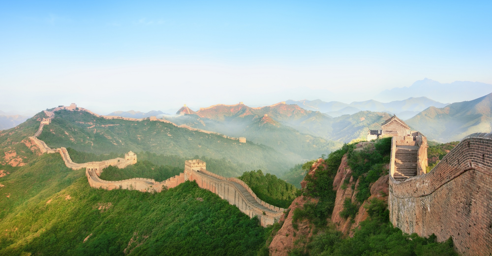 Panorama de la Grande Muraille de Chine