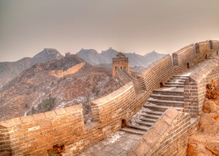 Escaliers de la Grande Muraille de Chine