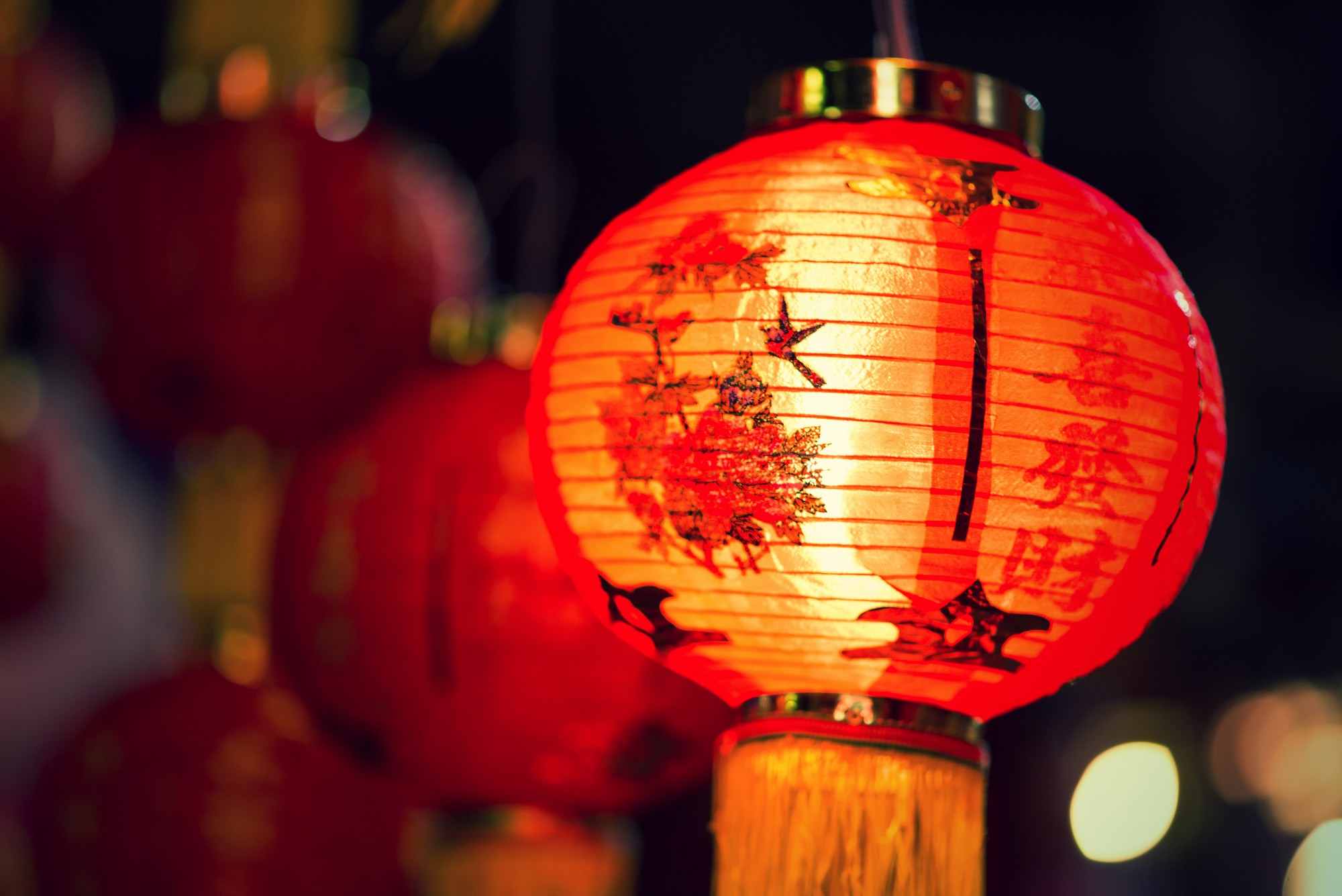 Lampe du festival Chinar pour le nouvel an chinois