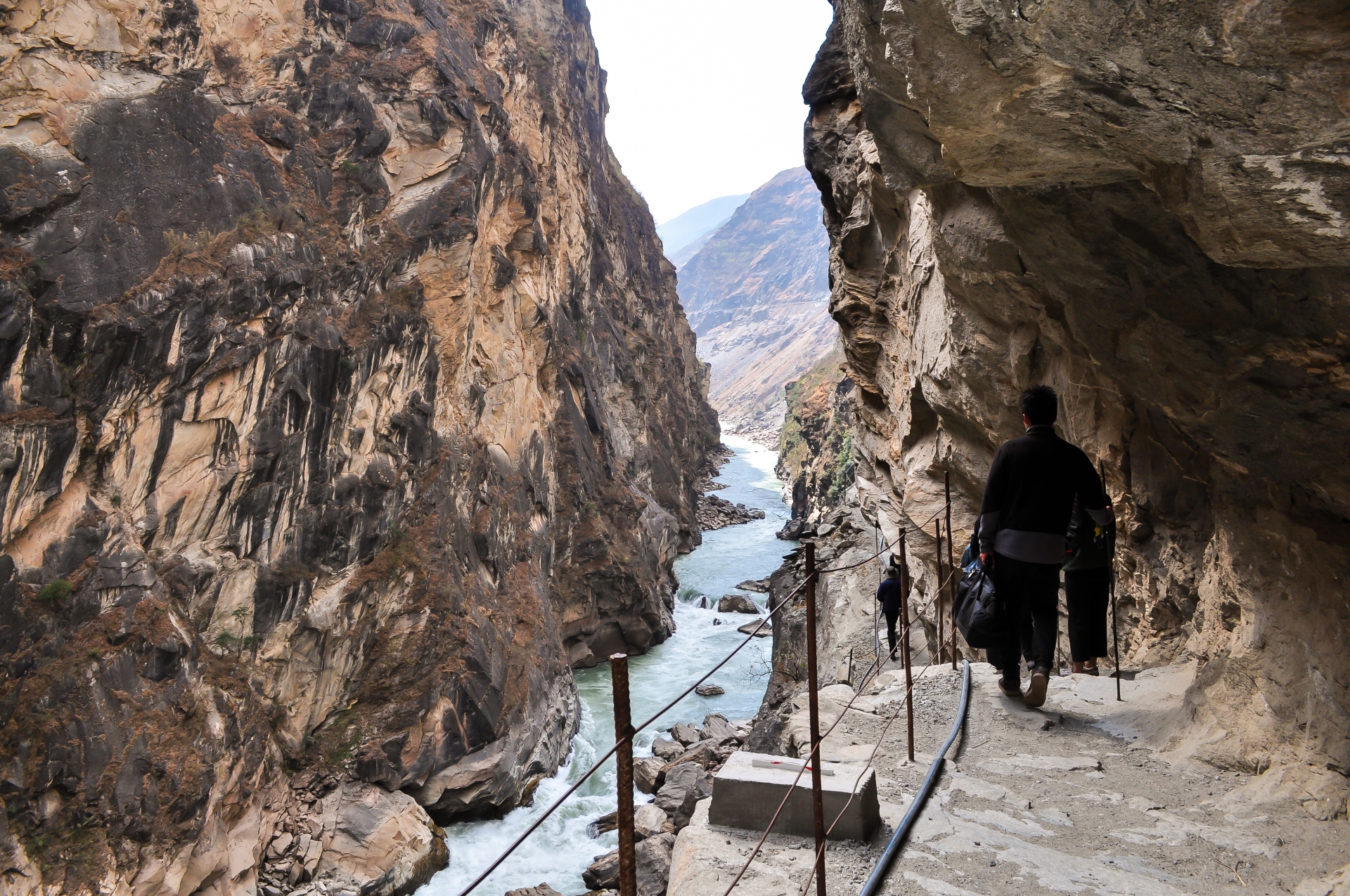 Le sentier de la gorge du Saut du Tigre