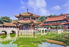 Temple bouddhiste de Yuantong à Kunming