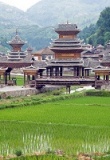Vieux pont de Zhaoxing, village Dong