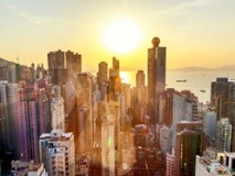 Coucher soleil, Hong Kong