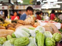 Marché fruits et légumes, Hong Kong