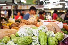 Marché fruits et légumes, Hong Kong