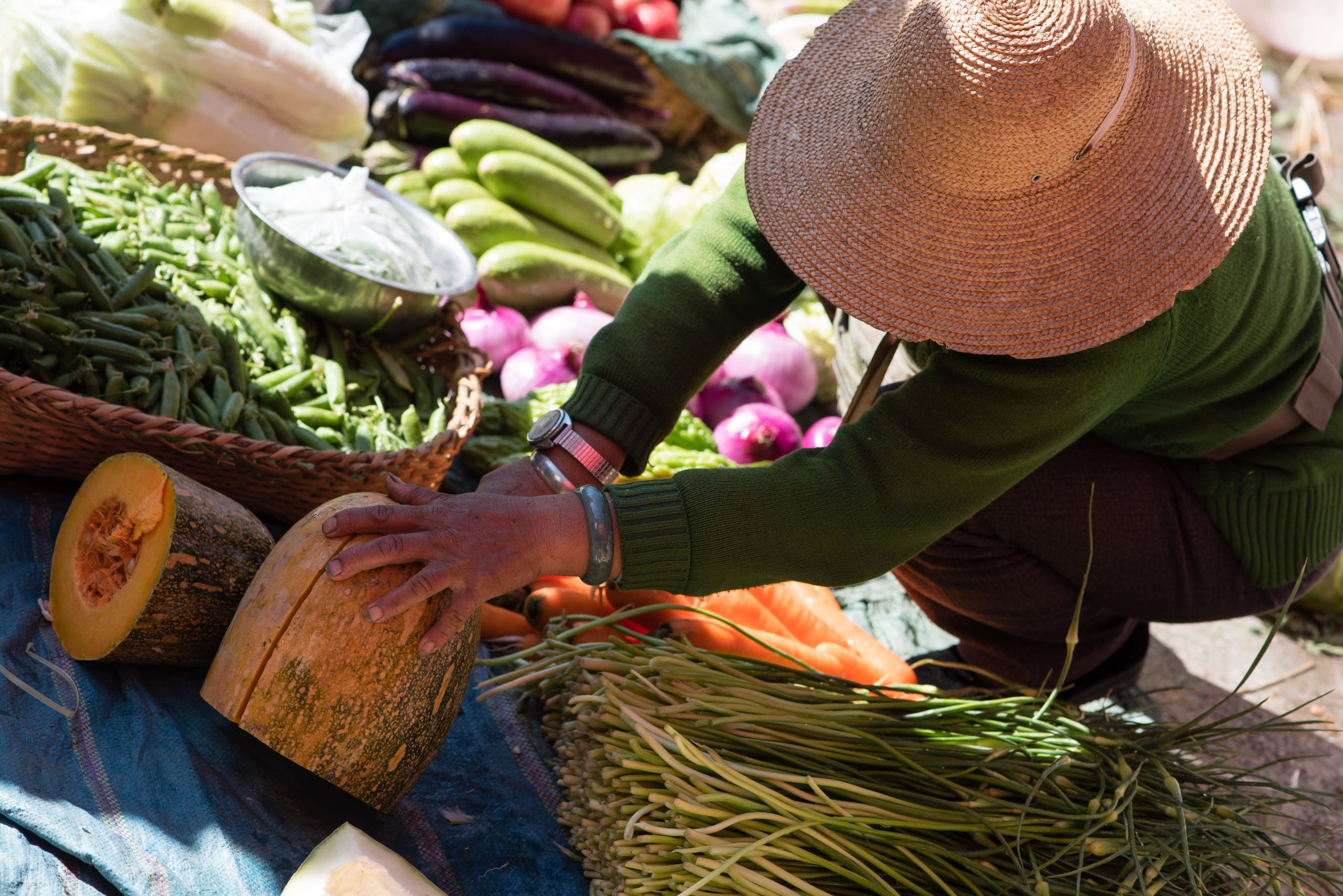 marché traditionnel chinois